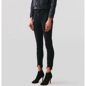 AGOLDE SOPHIE MID RISE SKINNY ANKLE JEAN 32